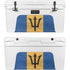 Barbados Flag Distressed YETI Tundra 65 Hard Cooler Skin